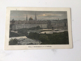 Carte Postale Ancienne (1909) Wien L. Heldenplatz M.k.k.Hofburg - Autres & Non Classés