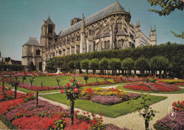 18, Bourges, La Cathédrale Et Les Jardins De L’Evéché - Bourges