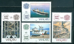 Vanuatu, Tricentenaire De La Lloyd, N° 810 à 813 Y&T Neufs Sans Charnière - Vanuatu (1980-...)