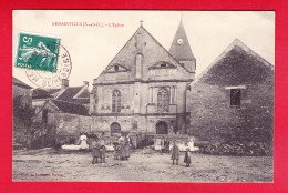 F-95-Genainville-01P224  L'église De La Ville, Animation, Cpa BE - Andere & Zonder Classificatie