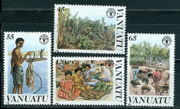 Vanuatu, Journée Mondiale De L'alimentation, N° 814 à 817 Y&T Neufs Sans Charnière - Vanuatu (1980-...)