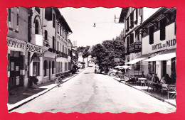 F-32-Barbotan-11A08  La Rue Principale, Hôtel Du Midi, Commerces, BE - Barbotan