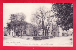 F-47-Barbaste-01A08  La Place Du Marché, Cpa BE - Autres & Non Classés