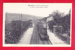 F-51-Dormans-03A08  Avant La Grande Guerre, La Gare, Vue Intérieure, Le Train Au Premier Plan, Cpa - Dormans