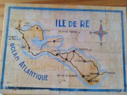 17  - ILE DE RE-  Carte Géographique - Maps