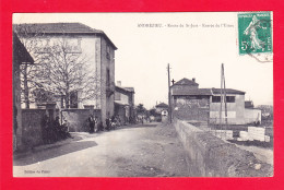 F-42-Andrezieu-03A113  Andrezieux,  Route De St Just, Entrée De L'usine, Cpa  - Andrézieux-Bouthéon