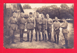 Milit-1014A113   Carte Photo, Groupe De Militaires, Col N° 16, Cpa  - Sonstige & Ohne Zuordnung