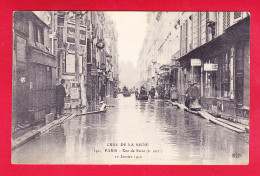 F-75-Paris-868A28  Cure De La Seine, Janvier 1910, Paris, Rue De Seine, Cpa BE - Überschwemmung 1910