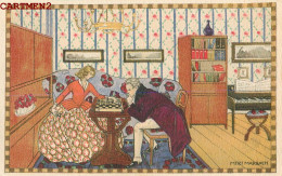 ILLUSTRATEUR MITZI MARBACH B.K.W. JEU D'ECHECS CHESS ART NOUVEAU ART DECO ILLUSTRATOR - Other & Unclassified