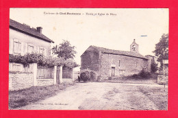 F-79-Hane-01Ph75  Environs De Chef Boutonne, La Mairie Et L'église De Hane, Cpa BE - Otros & Sin Clasificación