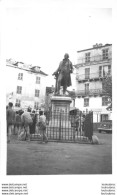 CORSE  CORTE STATUE PASCAL PAOLI   1950 PHOTO ORIGINALE  14 X 9 CM - Lugares