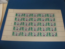 N° 503 En Feuille  De  25 Timbres Entières Neuves - Hojas Completas