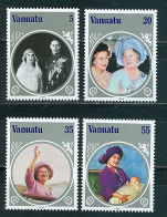 Vanuatu, 85e Anniversaire De La Reine-mère Elizabeth, N° 714 à 717 Y&T Neufs Sans Charnière Très Frais - Vanuatu (1980-...)