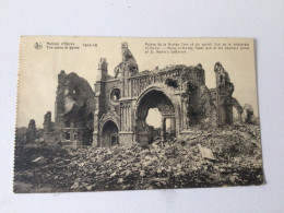 Carte Postale Ancienne (1919) Ruines D’Ypres 1914-18 - Ieper
