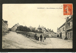 02 - GANDELU - Rue D'Orléans Et La Place - 1910 - Sonstige & Ohne Zuordnung