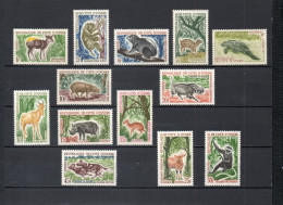 COTE D'IVOIRE N° 211 à 220  NEUFS SANS CHARNIERE COTE 27.00€   ANIMAUX FAUNE - Ivory Coast (1960-...)