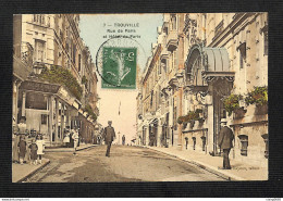 14 - TROUVILLE - Rue De Paris Et Hôtel De Paris - 1912 - Trouville