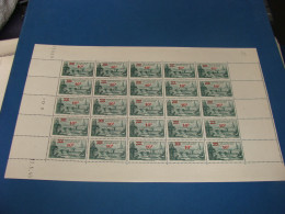 N° 492 En Feuille  De 25 Timbres Entières Neuves - Feuilles Complètes