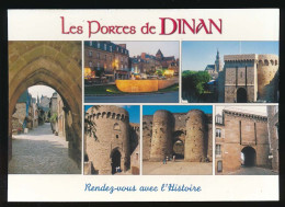 CPSM /CPM 10.5 X 15 Côtes D'Armor DINAN Les Portes Du Jerzual, De Brest, De Saint Malo, Du Jerzual, Du Guichet, Saint * - Dinan