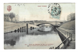 75 - Tout Paris N° 242 - Pont Du Chemin De Fer De Ceinture Sur Le Canal De L' Ourcq - District 19