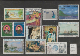 POLYNESIE LOT DE  12  TIMBRES  PA   N** - Unused Stamps