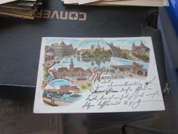 Gruss Aus Mannheim     Old Litho Postcards - Sonstige & Ohne Zuordnung