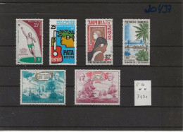 POLYNESIE  LOT DE  6  TIMBRES  PA   N** - Unused Stamps