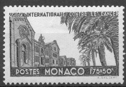 Monaco Pierre Et Marie Curie , Union Internationale Contre Le Cancer  XXX 1938 - Ungebraucht