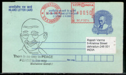 India 2006 Mahatma Gandhi Speech Inland Letter ILC Cancelled # 5370 - Mahatma Gandhi