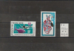 POLYNESIE   TIMBRES  N° 29/30  PA   N** - Unused Stamps