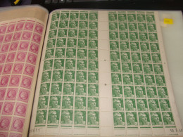 N° 719 En Feuille  De 100 Timbres Entières Neuves - Hojas Completas