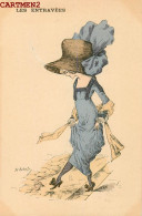 ILLUSTRATEUR ROBERTY " LES ENTRAVEES " FEMME AU CHAPEAU MODE FASHION ART NOUVEAU ART DECO ILLUSTRATOR - Robert