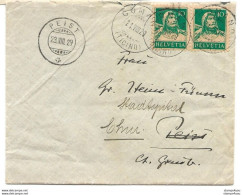 20 - 28 - Enveloppe Avec Cachets De Camorano Et Peisi  1929 - Storia Postale