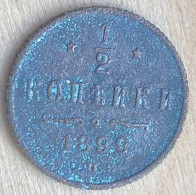 1899 СПБ Russia Standard Coin 1.2 Kopek,Y#48.1,7491 - Rusland