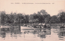 75 - PARIS - Le Lac Et Le Chalet Des Iles  Du Bois De Boulogne -  - Parcs, Jardins