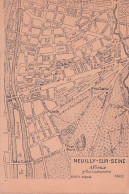 92 - NEUILLY Sur SEINE - Plan De La Ville - Neuilly Sur Seine