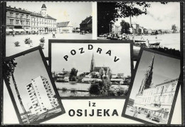 Croatia-----Osijek-----old Postcard - Kroatië