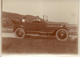 Photographie Photo Vintage Snapshot Automobile Auto Chauffeur Voiture - Automobile