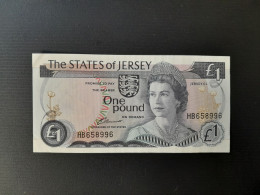 JERSEY 1 POUND 1976.AUNC(tâches) - 1 Pond