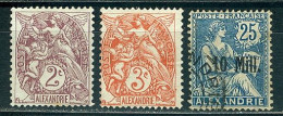 Alexandrie Timbres  N° 20 & 21 Y&T Neufs Sans Gomme N° 42 Oblitéré Cote 4.50€ - Usados