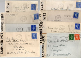 600/600 - GRAN BRETAGNA 1941 - 1945, WWII Lettere Viaggiate Per Gli USA Con Censura Militare - Covers & Documents