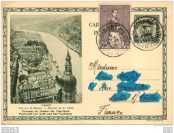 DINANT VUE SUR LA MEUSE OBLITEREE A DINANT EN 1934 - Geïllustreerde Briefkaarten (1971-2014) [BK]