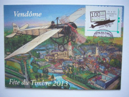 Avion / Airplane / MORANE-SAULNIER / Liaison Aérienne Villacoublay-Pauillac / Carte Maximum - 1919-1938