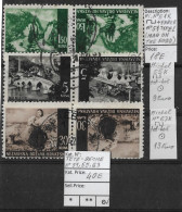 Croatia-NDH, Year 1941, No 51K, No 55K, No 63K, TETE-BECHE, ALL Cancelled - Kroatien