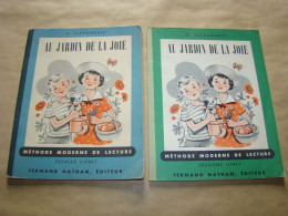 VR20 Livre Scolaire Au Jardin De La Joie S. CLERAMBAUT Livret 1 &  2 Ed. Fernand Nathan - Non Classés