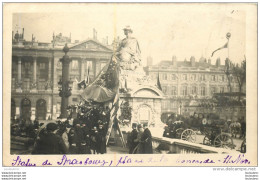 PARIS CARTE PHOTO STATUE DE STRASBOURG - District 01