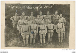 CARTE PHOTO LE GONES DU RHONE A LA COURTINE - Maniobras