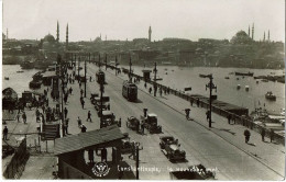 Constantinople   Le Nouveau Pont Oldtimers Car Tram - Turkey