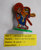 Kinder - Hérisson Et Son Petit (à Mécanisme) - K02 7 - Sans BPZ - Inzetting