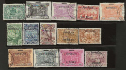 Portugal     .  Y&T      .     189/195      .     O        .   Cancelled - Used Stamps